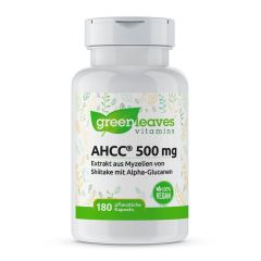 AHCC 500 mg Vorteilspackung - 180 Vegetarische Kapseln