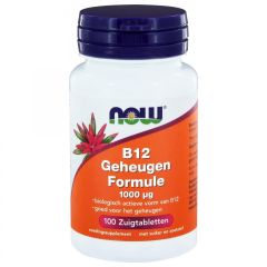 B12 Geheugen Formule 1000 µg - 100 zuigtabletten