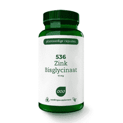 536 Zink Bisglycinaat (15 mg) 120 - 120 Veg. Kapseln - AOV