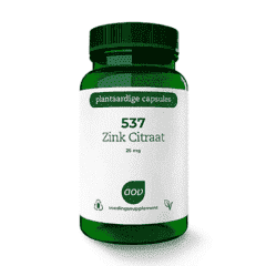 537 Zink Citraat (25 mg) - 60 veg. capsules