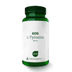 608 L-Tyrosine (500 mg) - 60 Capsules - AOV