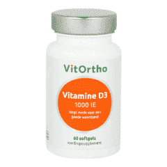 Vitamine D3 1000 IE - 60 softgels