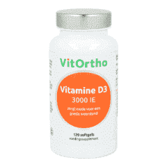 Vitamine D3 3000 IE 120 Softgels