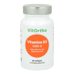 Vitamine D3 3000 IE 60 Softgels