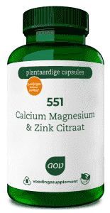 551 Calcium & Magnesium & Zink Pidolaat - 90 Veg. Capsule - AOV