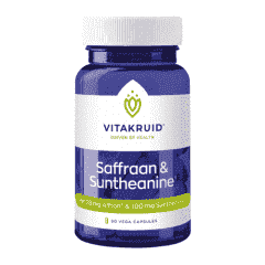 Saffraan & Suntheanine - 30 vegetarische capsules