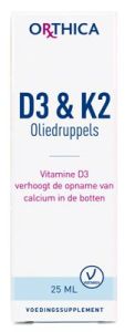 D3 & K2 oliedruppels - 25 ml